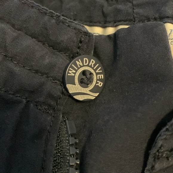 WINDRIVER Zip Off Pants Men’s Small x 32 Navy Lightweight Drawstrings 3 lengths - Picture 14 of 14